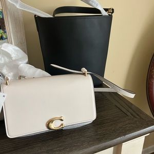 New Bandit Coach shoulder bag in luxe refined calf leather